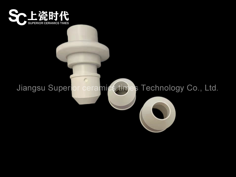 Toughened zirconia piston