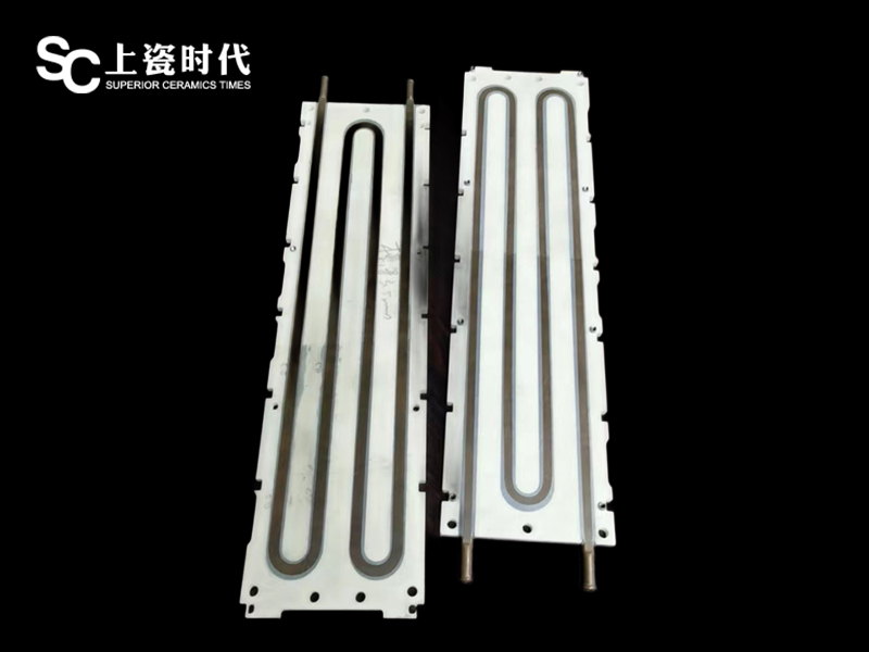 Alumina ceramic water cooling plate